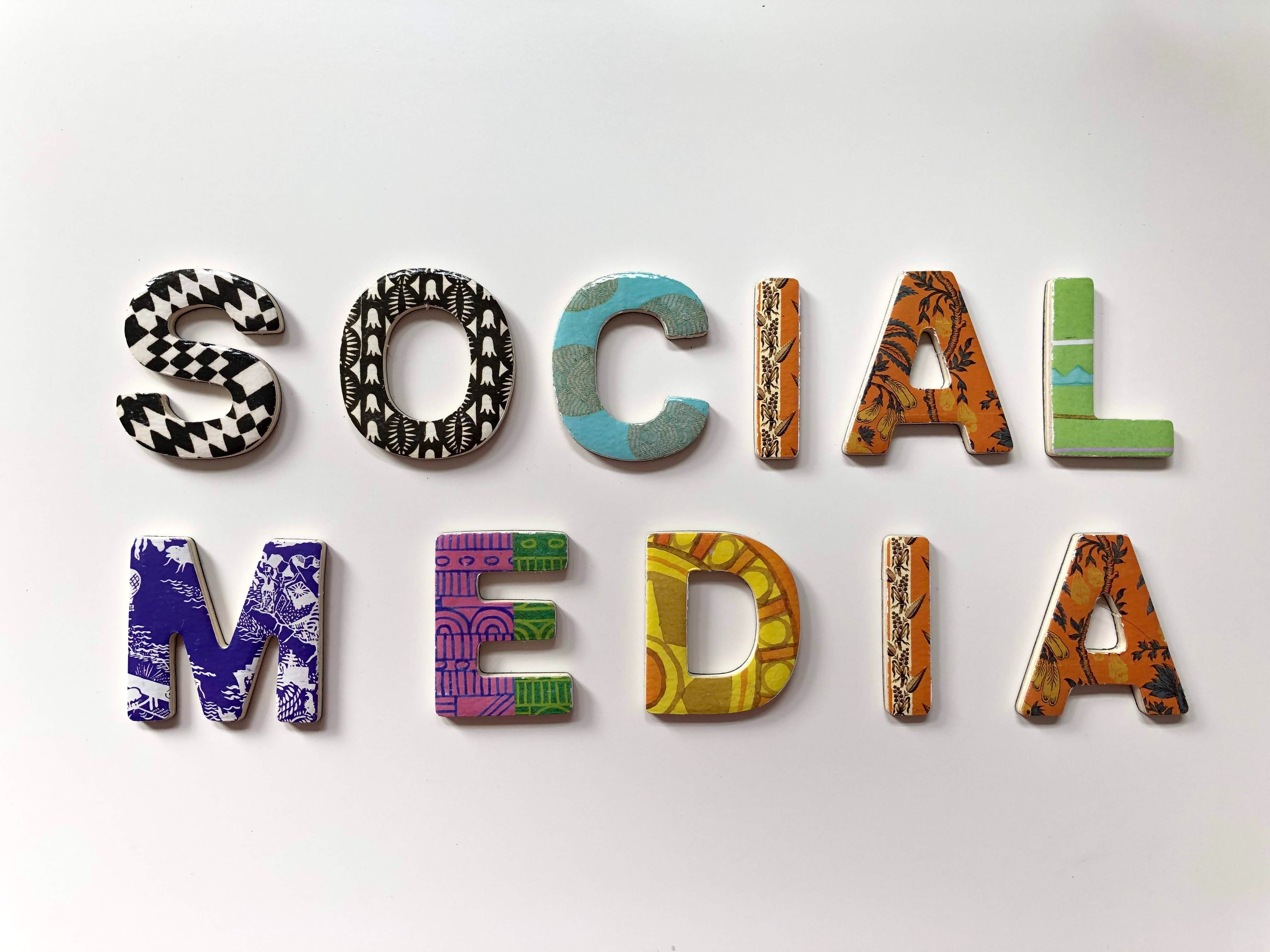 social media sign social media sign