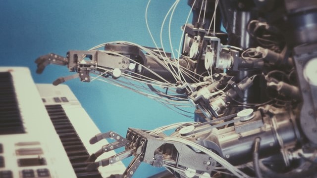 Robot playing the piano Robot playing the piano