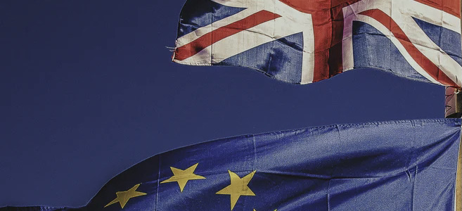 UK-EU flags UK-EU flags